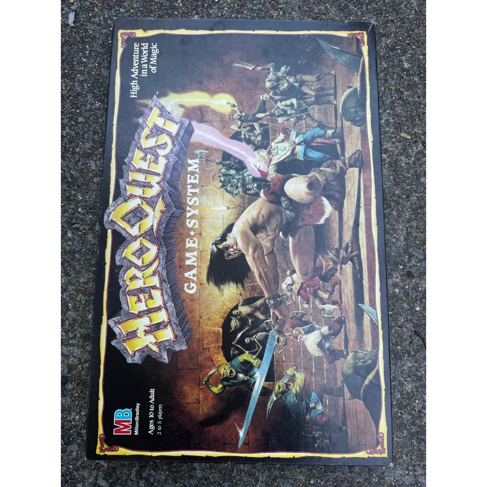 Vintage HeroQuest Game System 1989/1990 Milton Bradley Board Game.